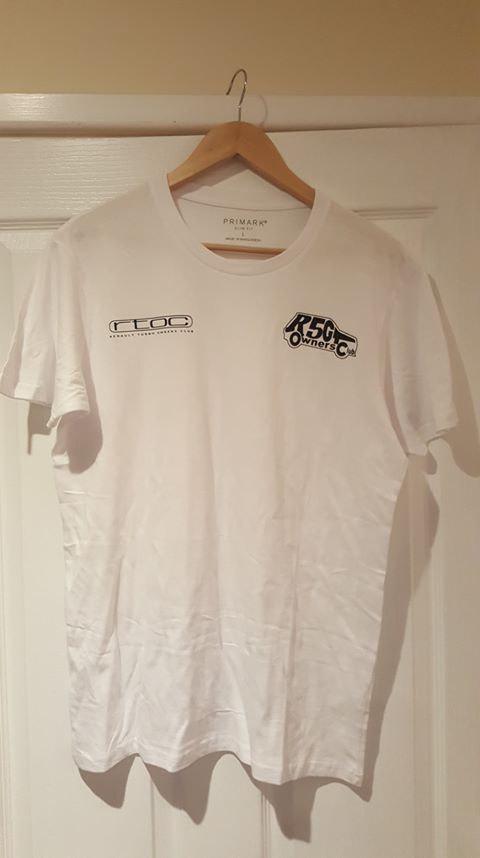 New Design T-Shirt, size = Large, White